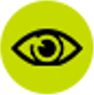 Green eye icon